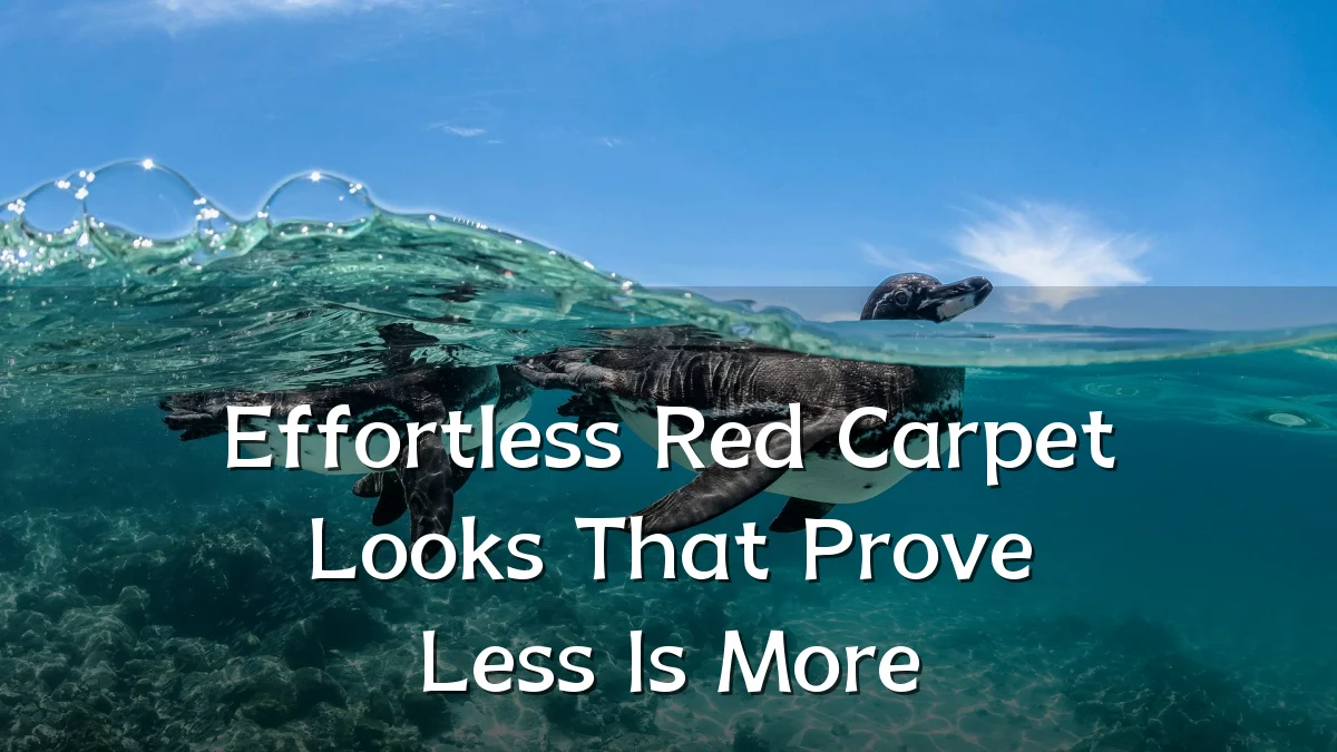 Effortless Red Carpet Looks That Prove Less Is More