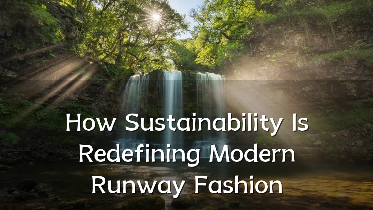 How Sustainability Is Redefining Modern Runway Fashion