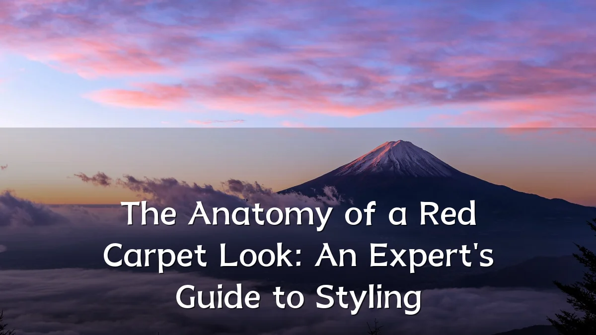The Anatomy of a Red Carpet Look: An Expert's Guide to Styling