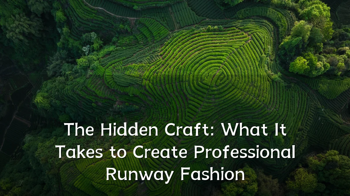 The Hidden Craft: What It Takes to Create Professional Runway Fashion