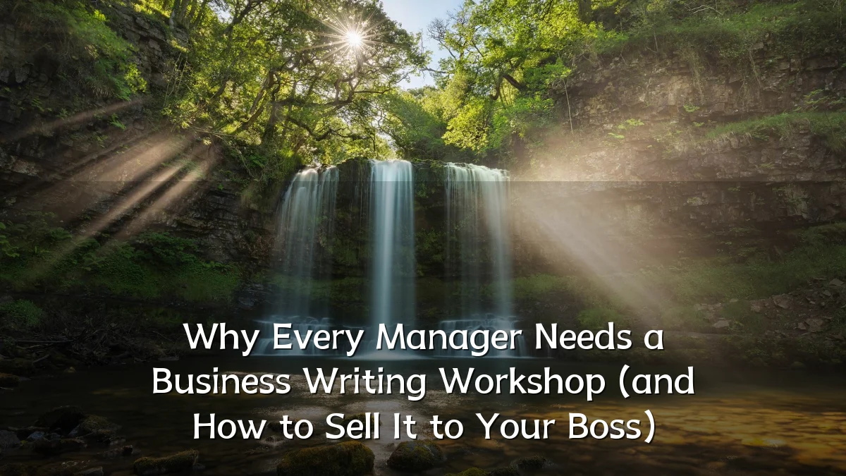 Why Every Manager Needs a Business Writing Workshop (and How to Sell It to Your Boss)