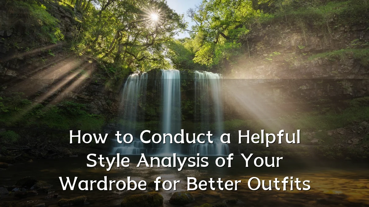 How to Conduct a Helpful Style Analysis of Your Wardrobe for Better Outfits
