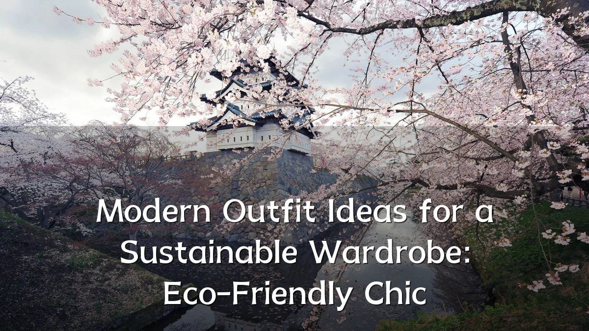 Modern Outfit Ideas for a Sustainable Wardrobe: Eco-Friendly Chic
