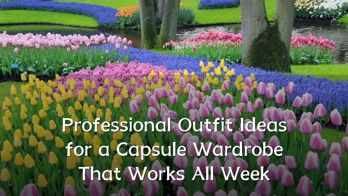 Professional Outfit Ideas for a Capsule Wardrobe That Works All Week